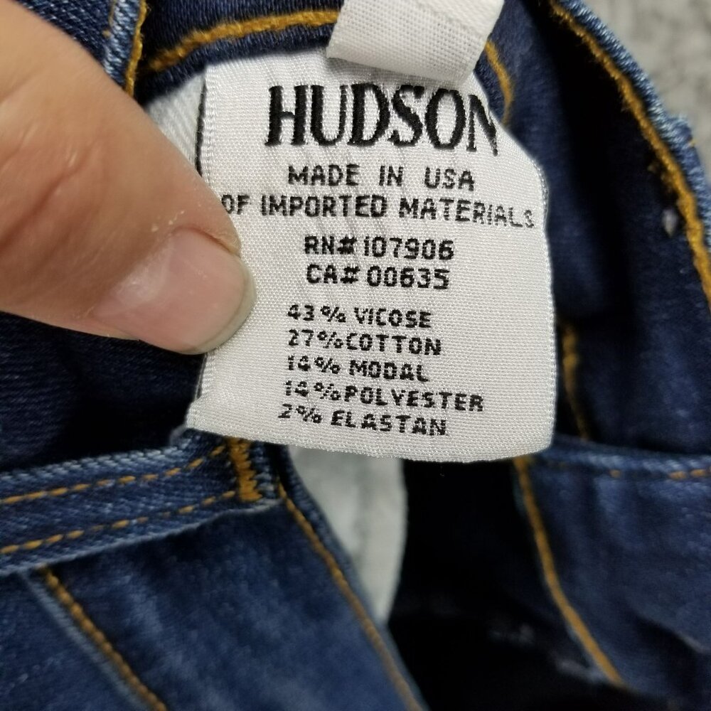 Hudson Jeans Womens 27 Blue Nico Super Skinny Stretch Denim *Read* - Picture 14 of 16